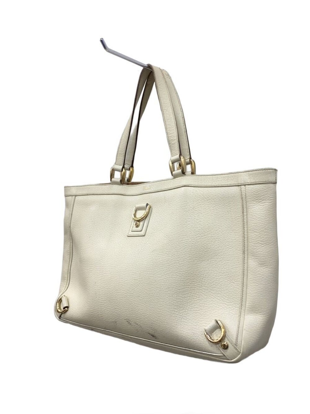 Gucci Beige Bag Tote Cream Leather Abby Tan Cream